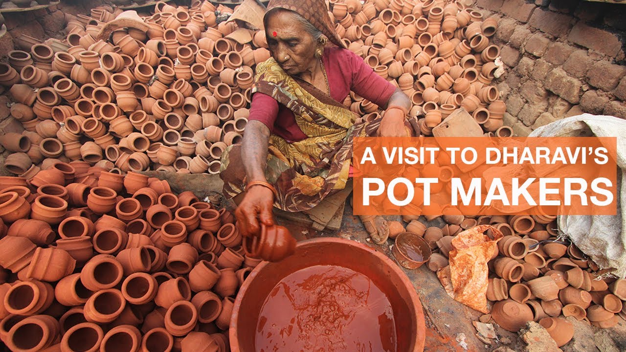 World famous Pottery | A Visit to Dharavi's Pot Makers | Language: English - Hindi