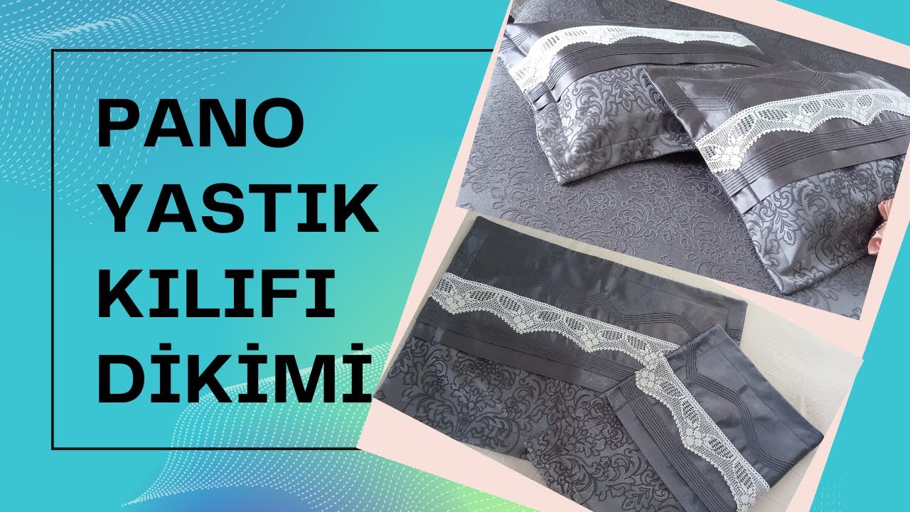 DANTELLİ PİKE YASTIĞI YAPIMI | Kulaklı Yastık Kılıfı Dikimi | Pano Yastık Dikimi