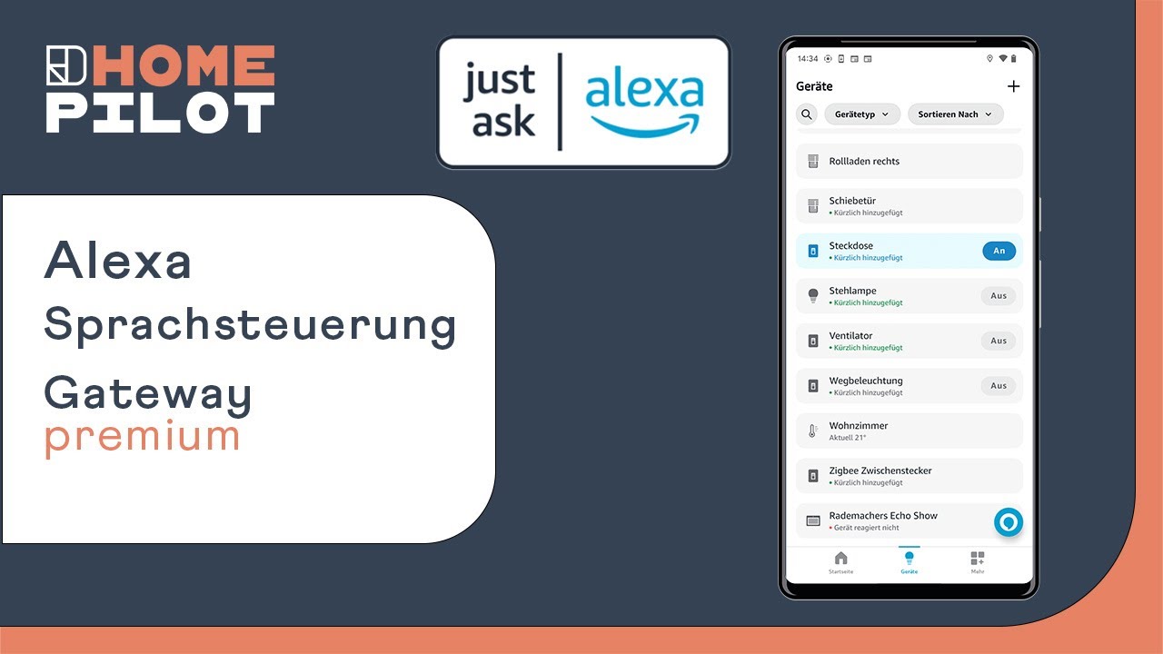 Alexa Sprachsteuerung f&uuml;r dein Smart Home