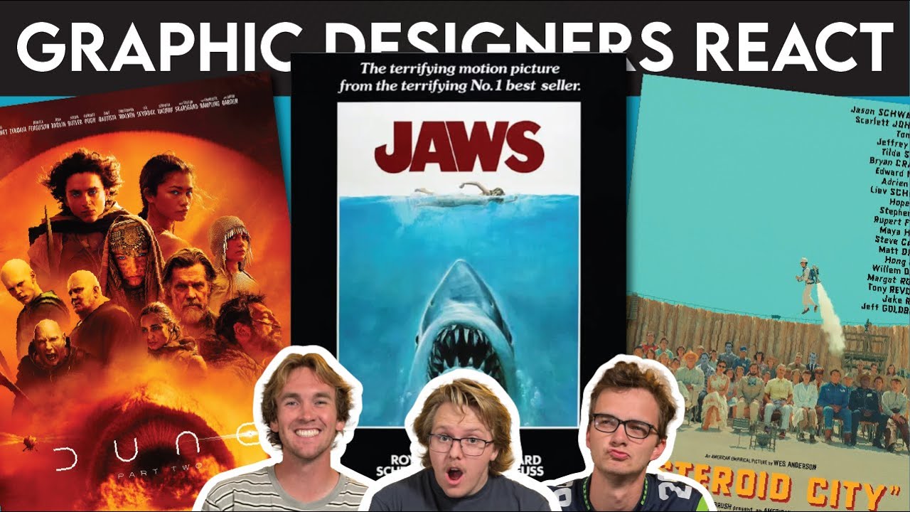 Graphic Designers Break Down ICONIC Movie Posters — Good & Bad