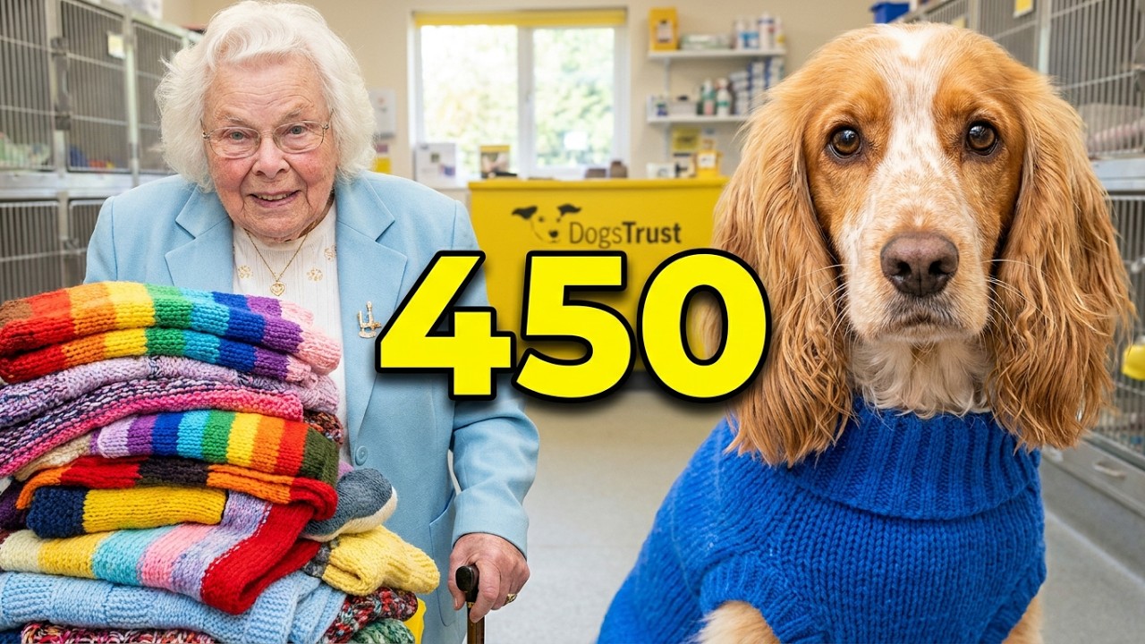 89 Year Old Woman Knitted 450 Blankets And Coats For Shelter Dogs