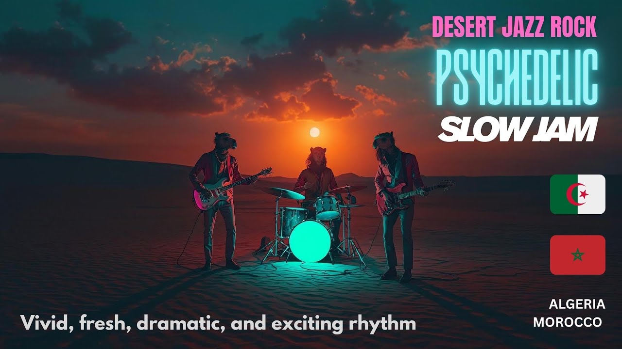 Insane Psychedelic Jazz Rock &ndash; Desert Deep Grooves Mix for Work, Focus & Relaxation#psychedelicrock