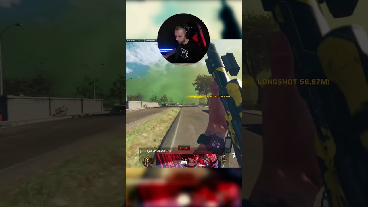 Stikinson knock out full teamt near the gas in WARZONE