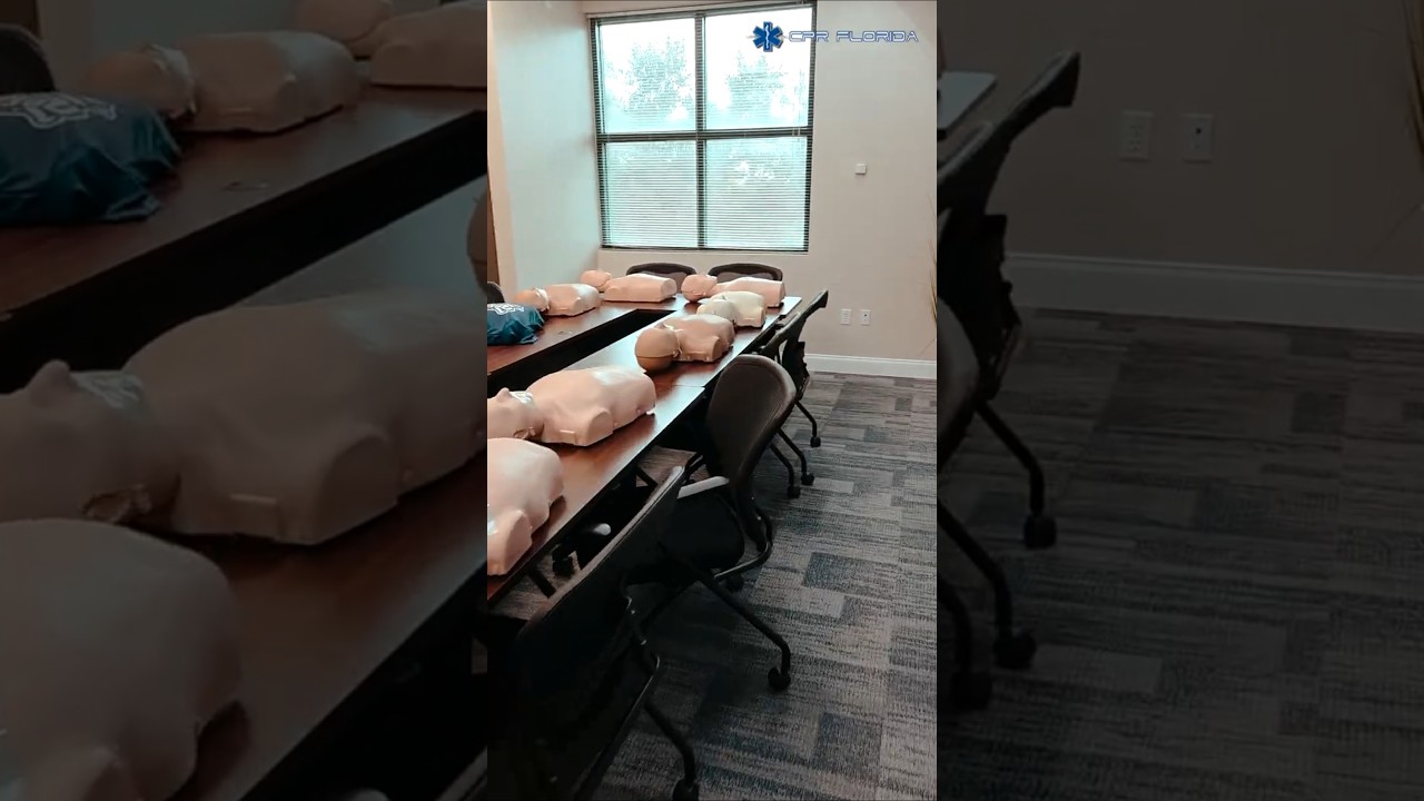 See inside CPR Florida of Port St  Lucie office training room #cpr #cprclass #cprflorida