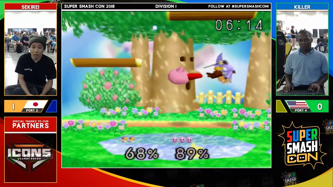SSC2018 SSB - Sekirei (Link) Vs. Killer (Kirby) Smash 64 Division 1