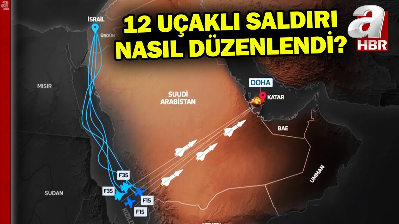 İsrail 12 uçakla saldırıyı nasıl düzenledi? | A Haber