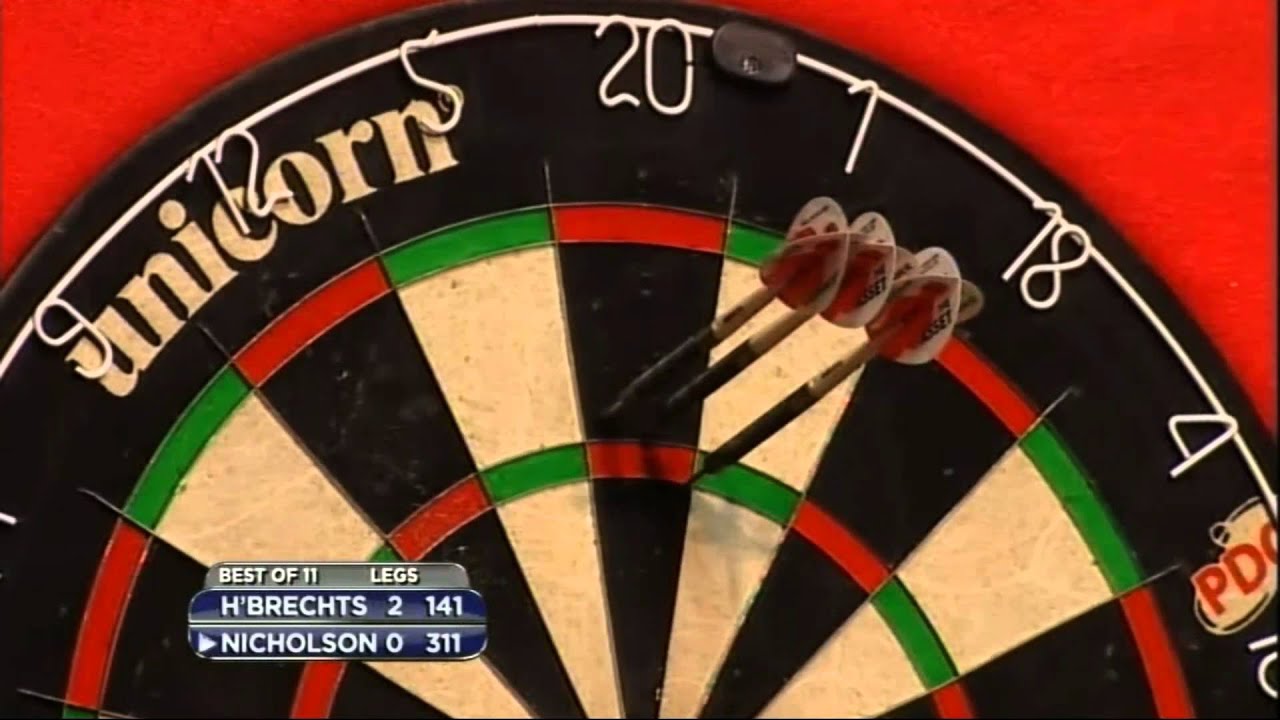 Kim Huybrechts - Nine Dart Finish - 2013 Championship League Darts