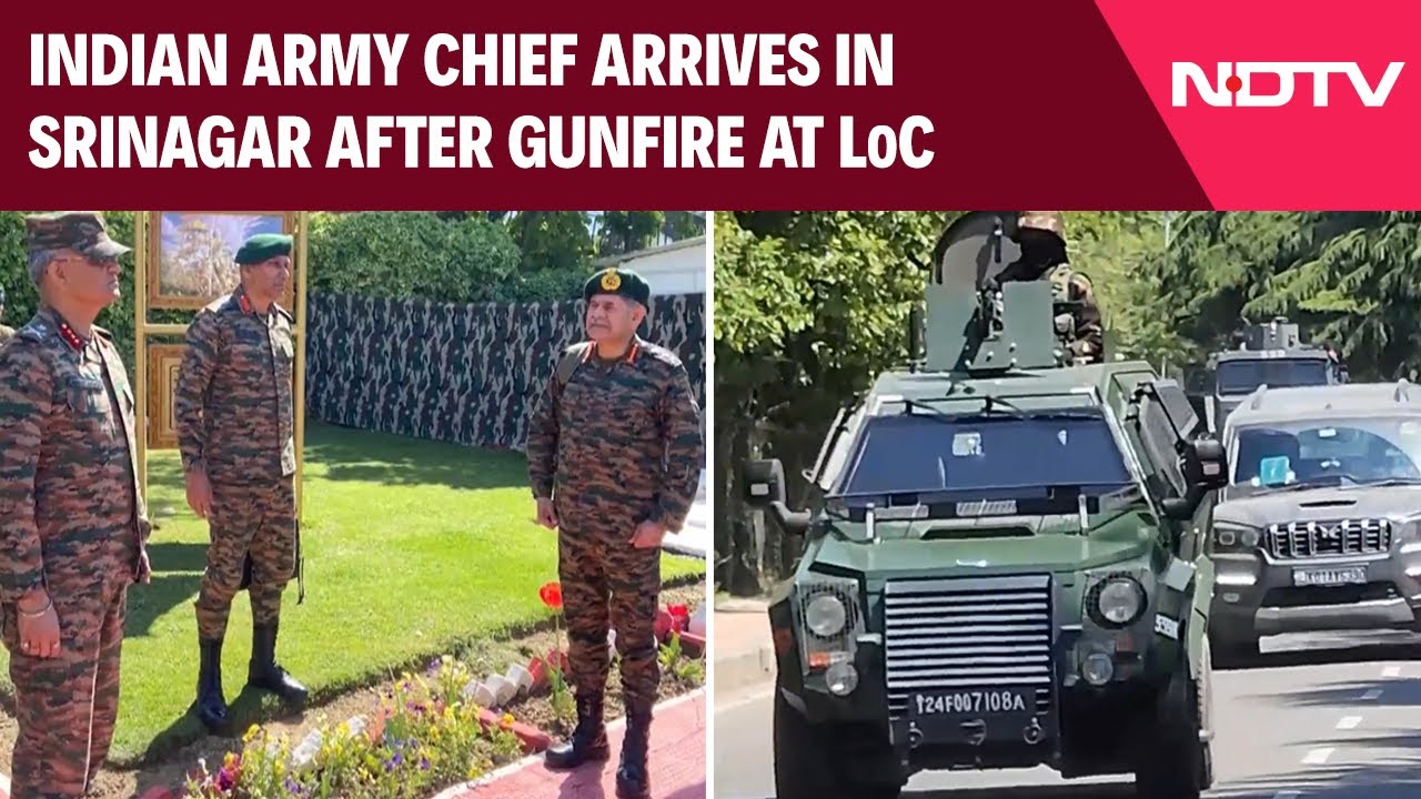 Pahalgam Attack Update | Indian Army Chief Arrives In Srinagar After Gunfire At LoC