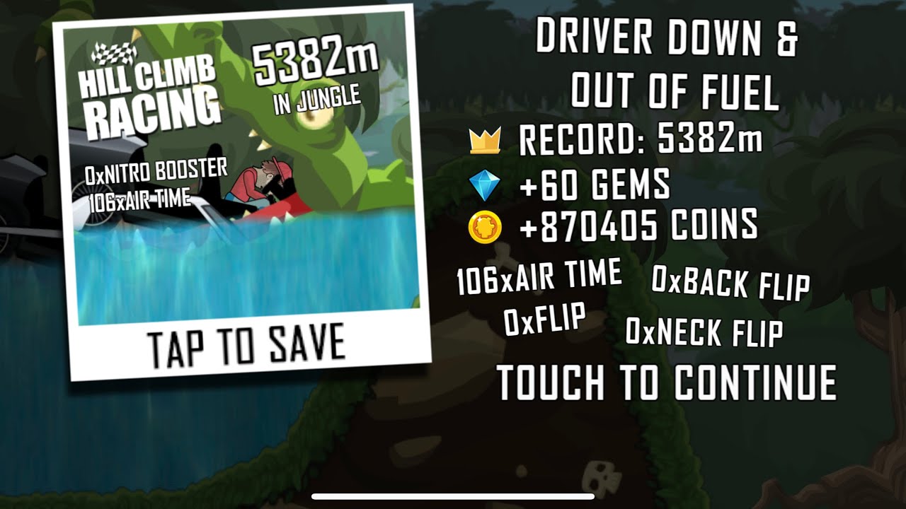 Hill Climb Racing Police Car In Jungle: 5382m