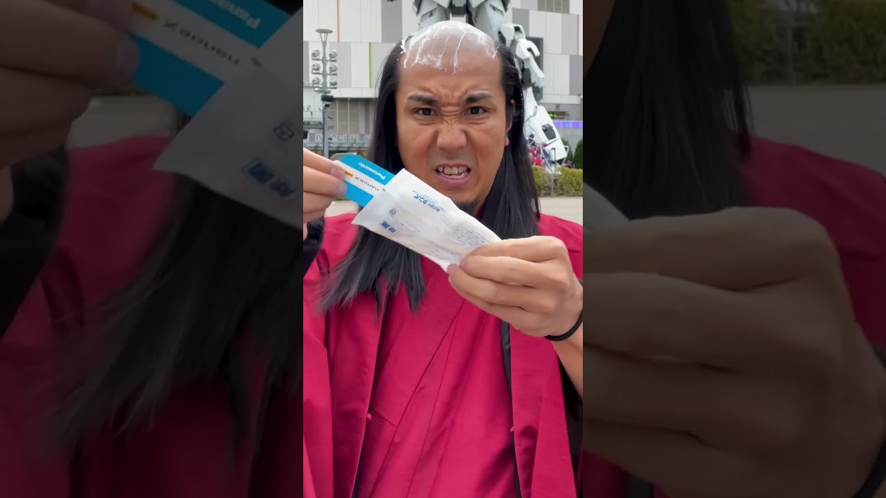 GUNDAM #ASMR #SAMURAI #shavingtime #侍 #razor