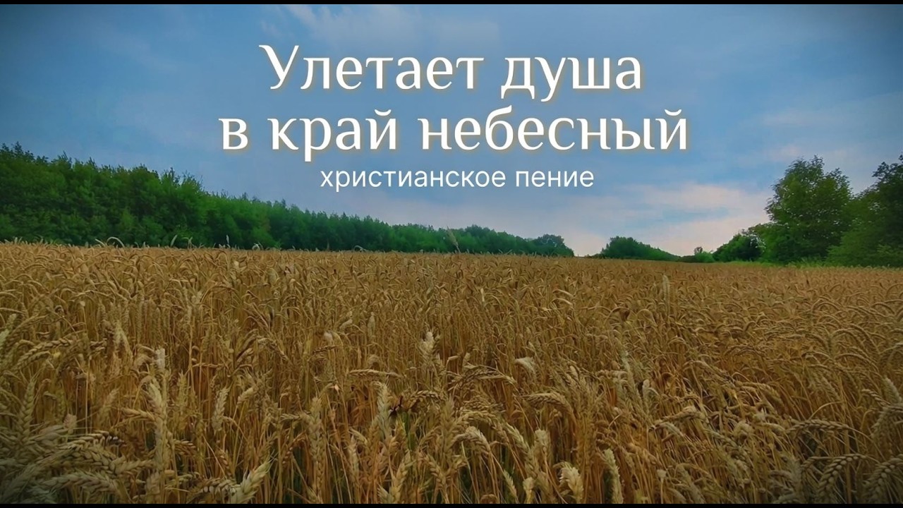 Улетает душа в край небесный | ХРИСТИАНСКАЯ ПЕСНЯ