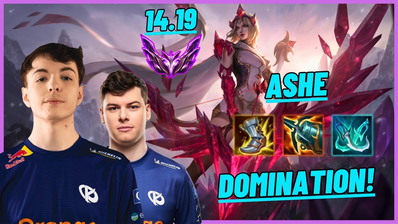 KCB CALISTE & KC TARGAMAS: ASHE & PYKE VS JHIN & SENNA (BOT) DOMINATION - EUW MASTER - PATCH 14.19