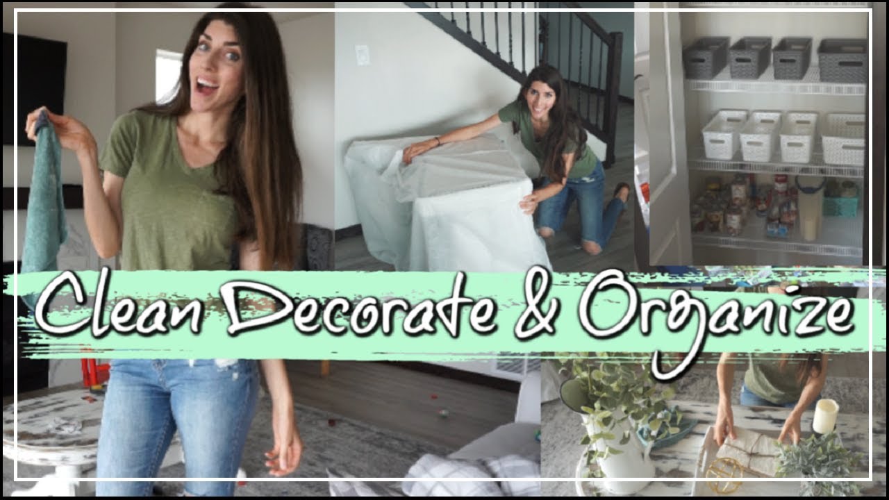 Clean, Decorate & Organize With Me | Clean With Me | Momma From Scratch