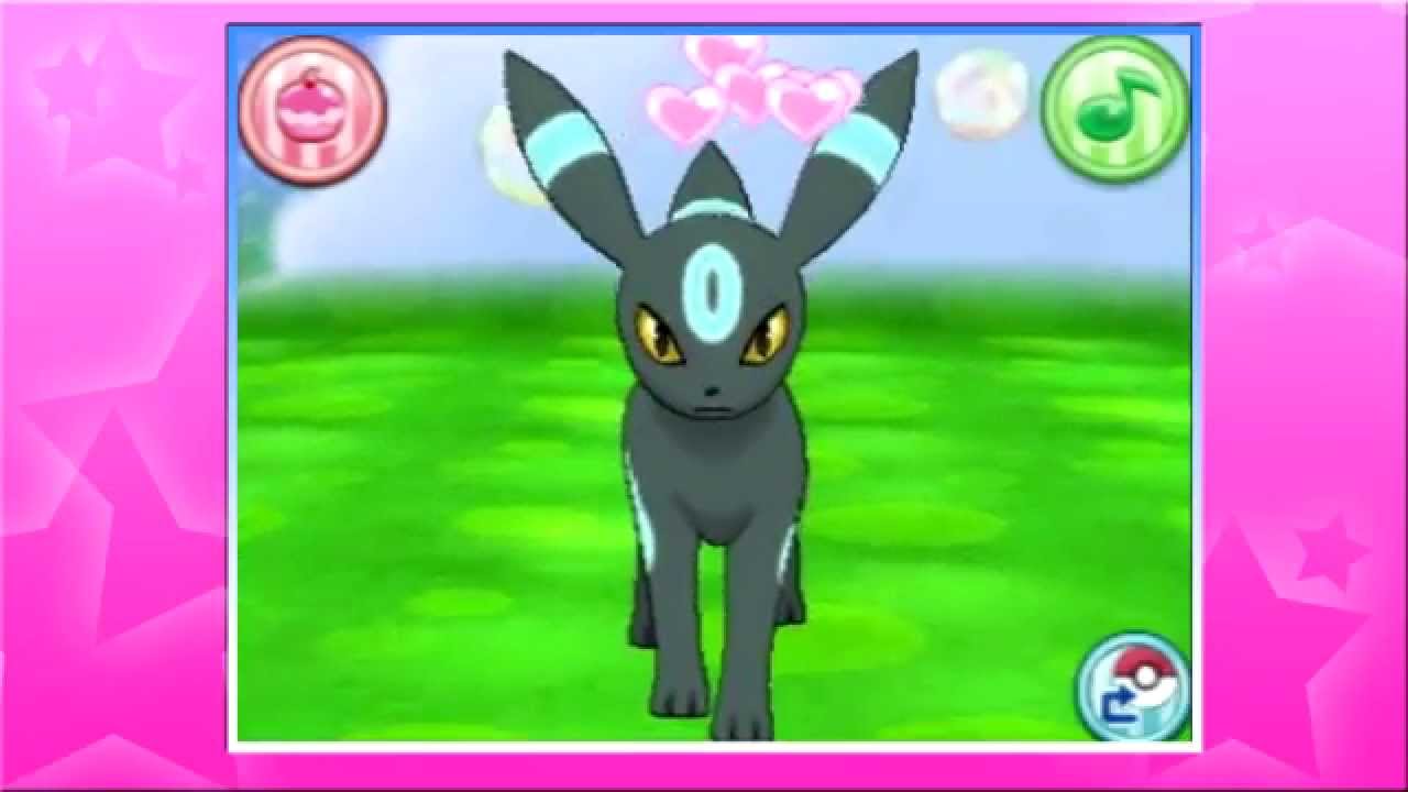 Pokemon-Amie - All Eeveelutions (Normal + Shiny)