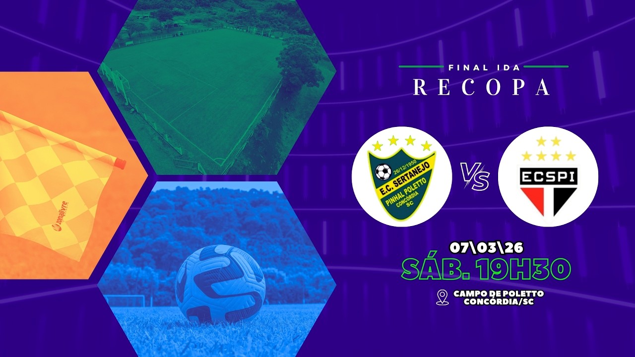 FINAL RECOPA OESTE TROFÉU COMISSÃO DE CLUBES - EC Sertanejo de Poletto x EC São Paulo de Itororó