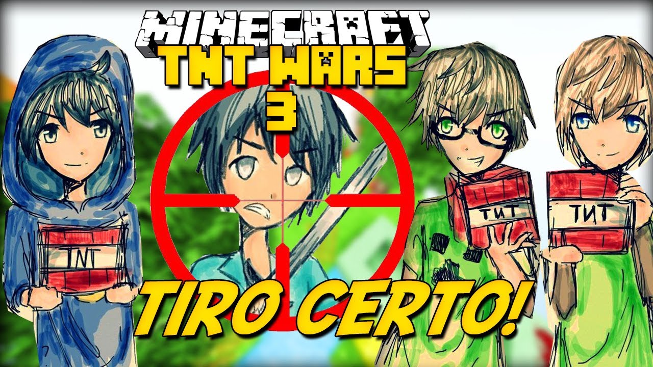 Minecraft: TIRO CERTO! #2 (TNT Wars)