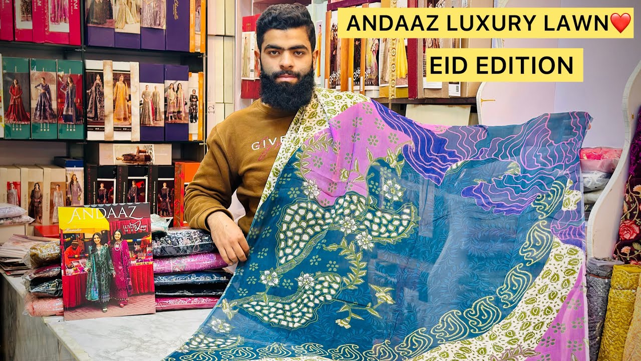 ANDAAZ Luxury Lawn Collection by Ramsha Vol 11/Eid Luxury Lawn Collection 2025/Lawn Dresses 2025