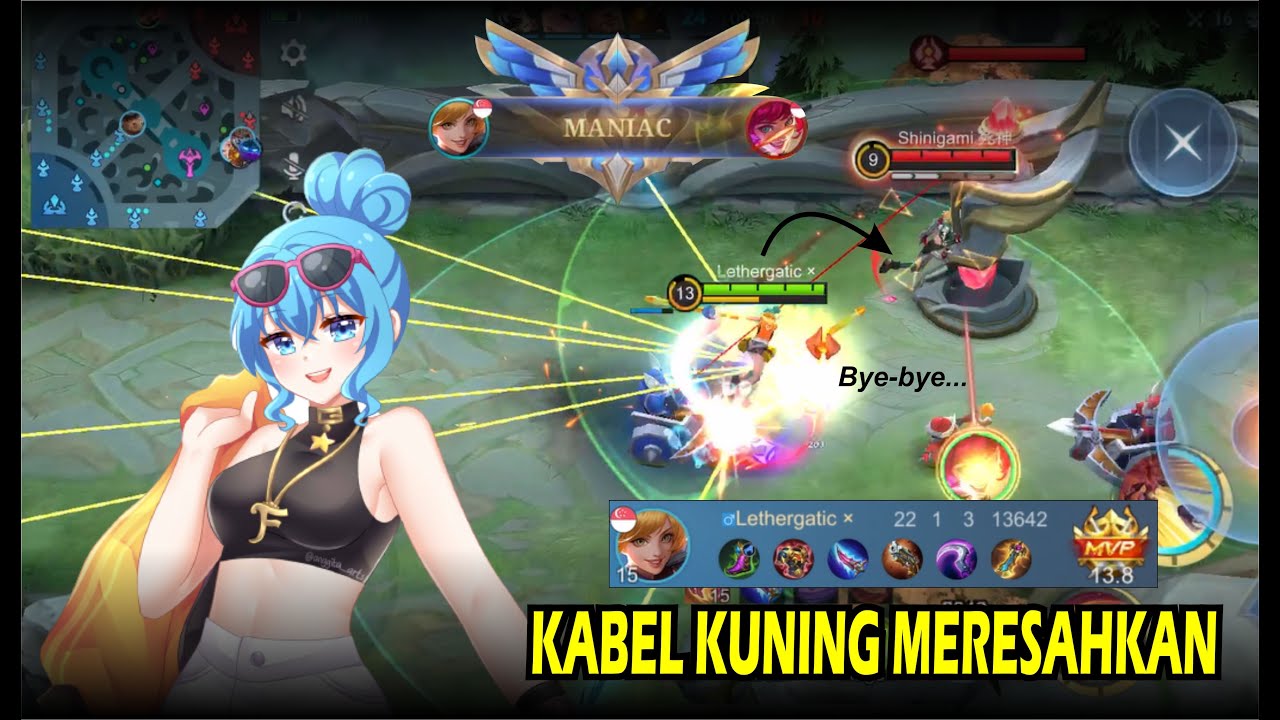 KABEL KUNING MERESAHKAN || FANNY FULL GAMEPLAY MLBB