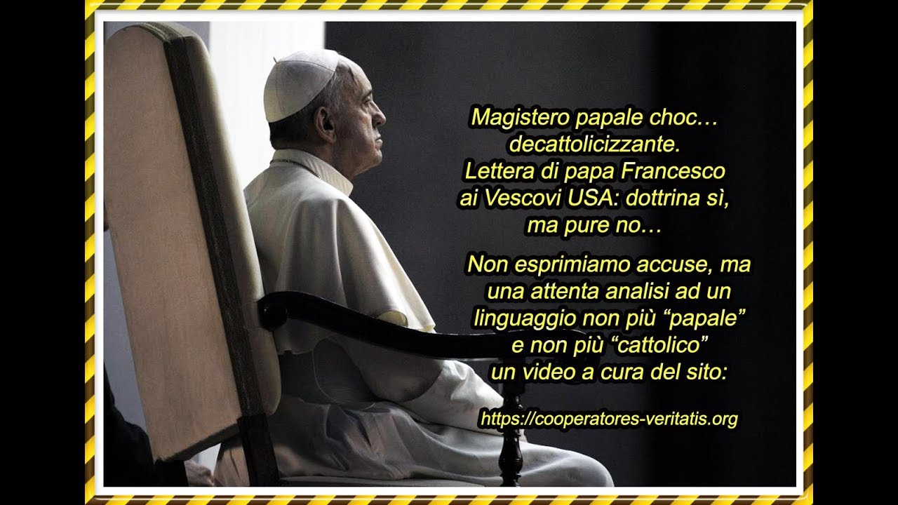 Magistero papale choc&hellip; decattolicizzante