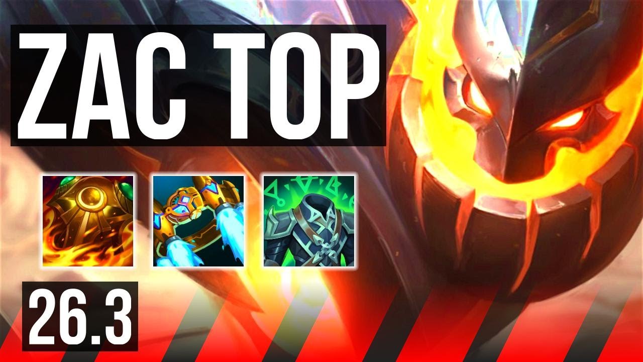ZAC vs AMBESSA (TOP) | 41K damage | EUW Master | 26.3
