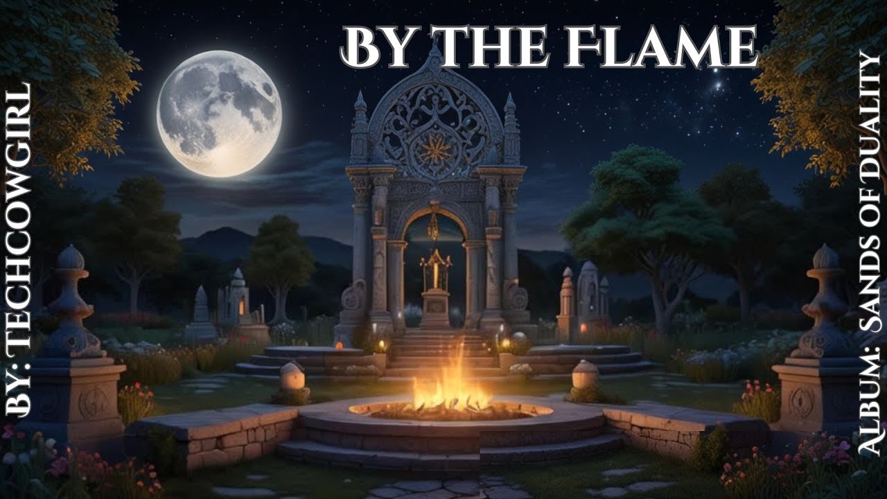 By The Flame - Celtiberian Meditation - By Techcowgirl - Lyric Video