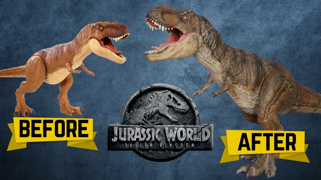 &laquo;Мир Юрского периода: Павшее королевство&raquo;. Колоссальное преображение тираннозавра Рекса &mdash; коллекц...