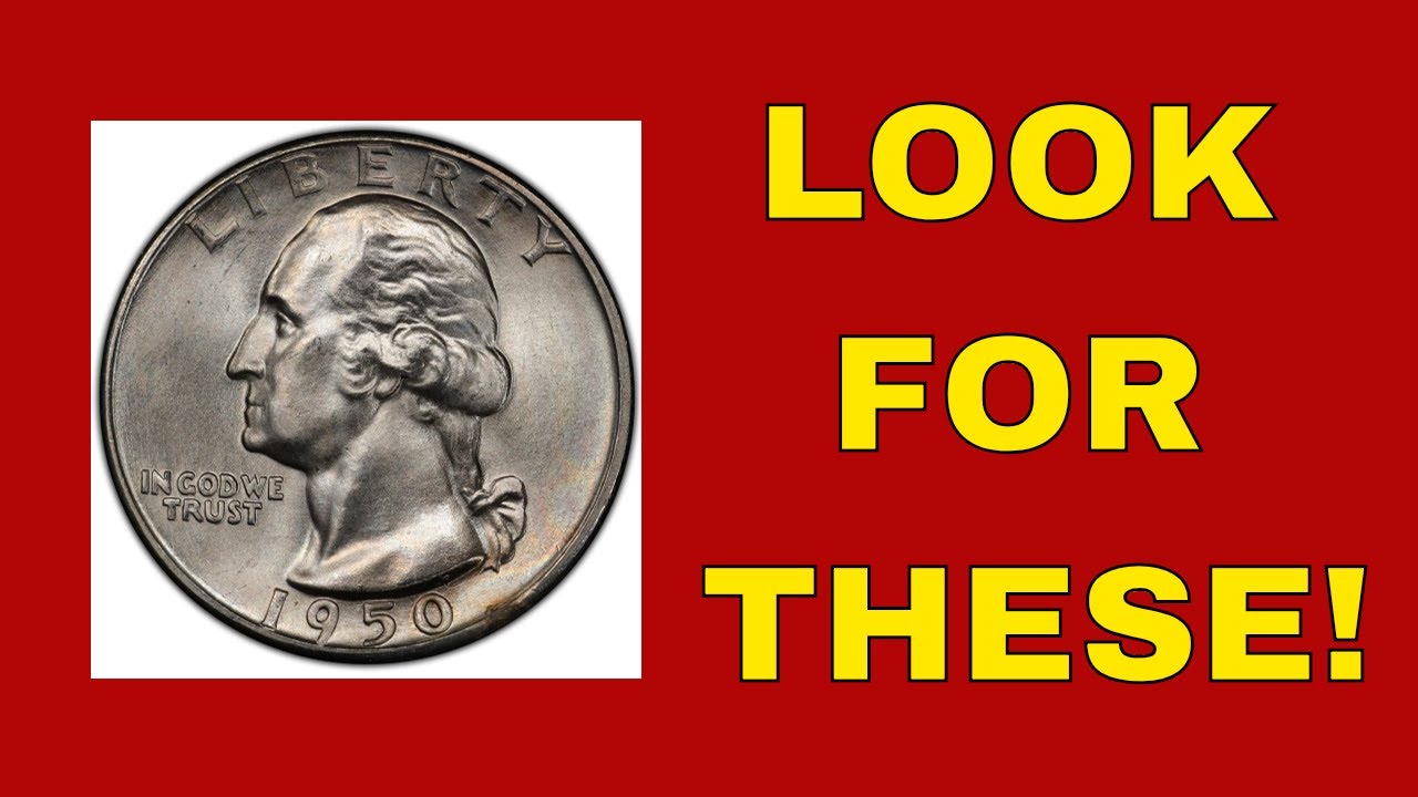 RARE 1950 QUARTERS WORTH MONEY! QUARTERS TO LOOK FOR!
