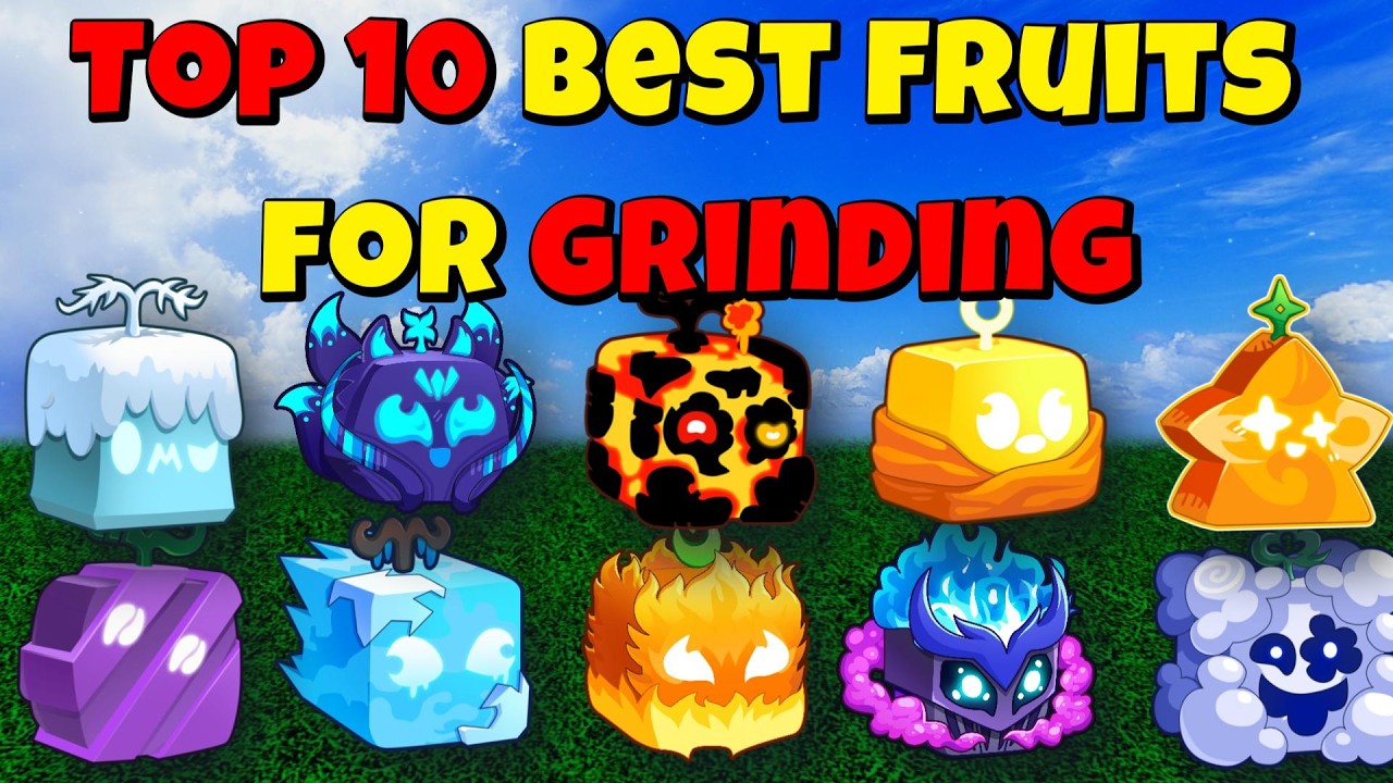 Топ-10 лучших фруктов для измельчения в Blox Fruits