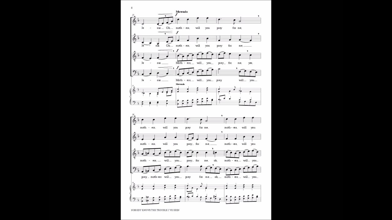 Nobody Knows the Trouble I've Seen-William Bradley Roberts