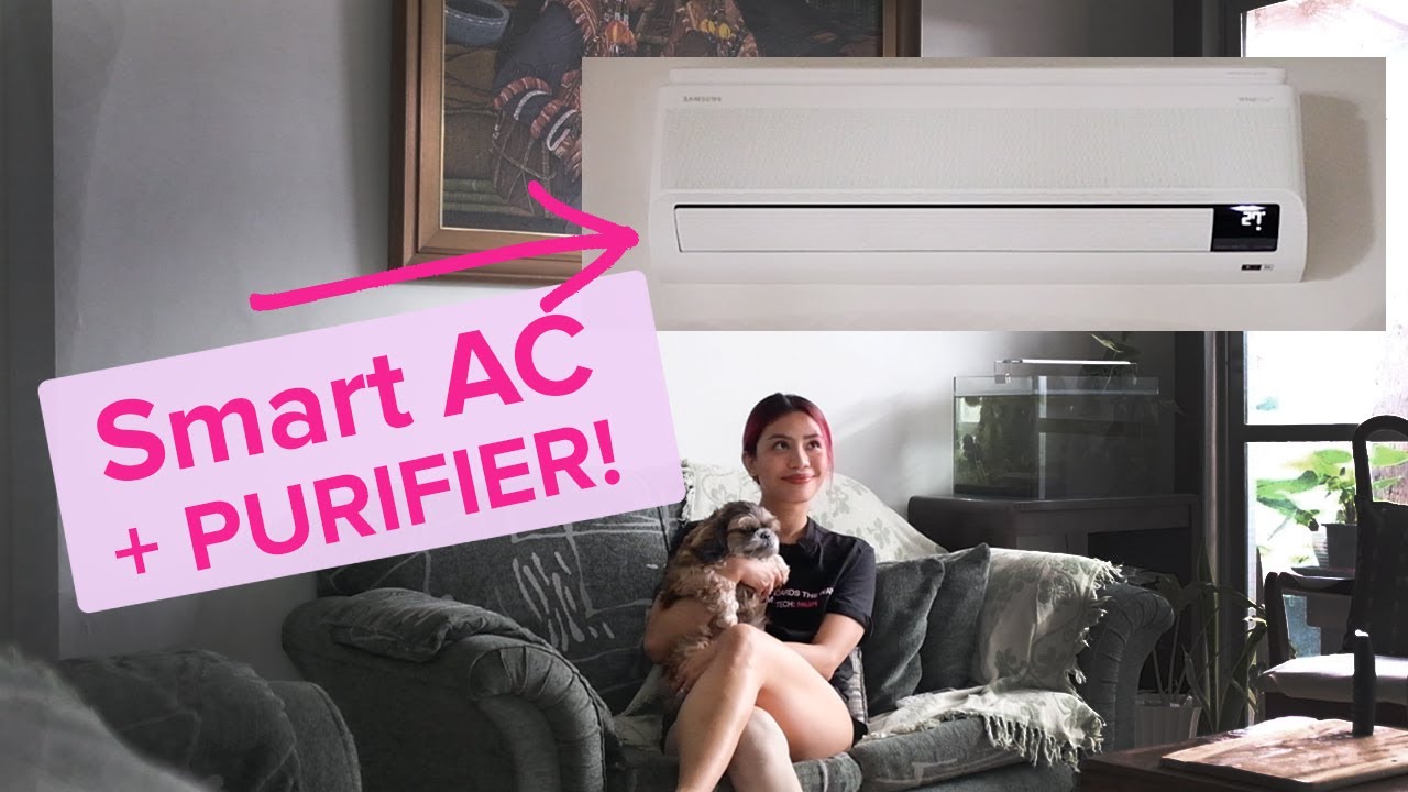 SMART inverter AC + air purifier: Samsung Windfree Plus with PM1.0