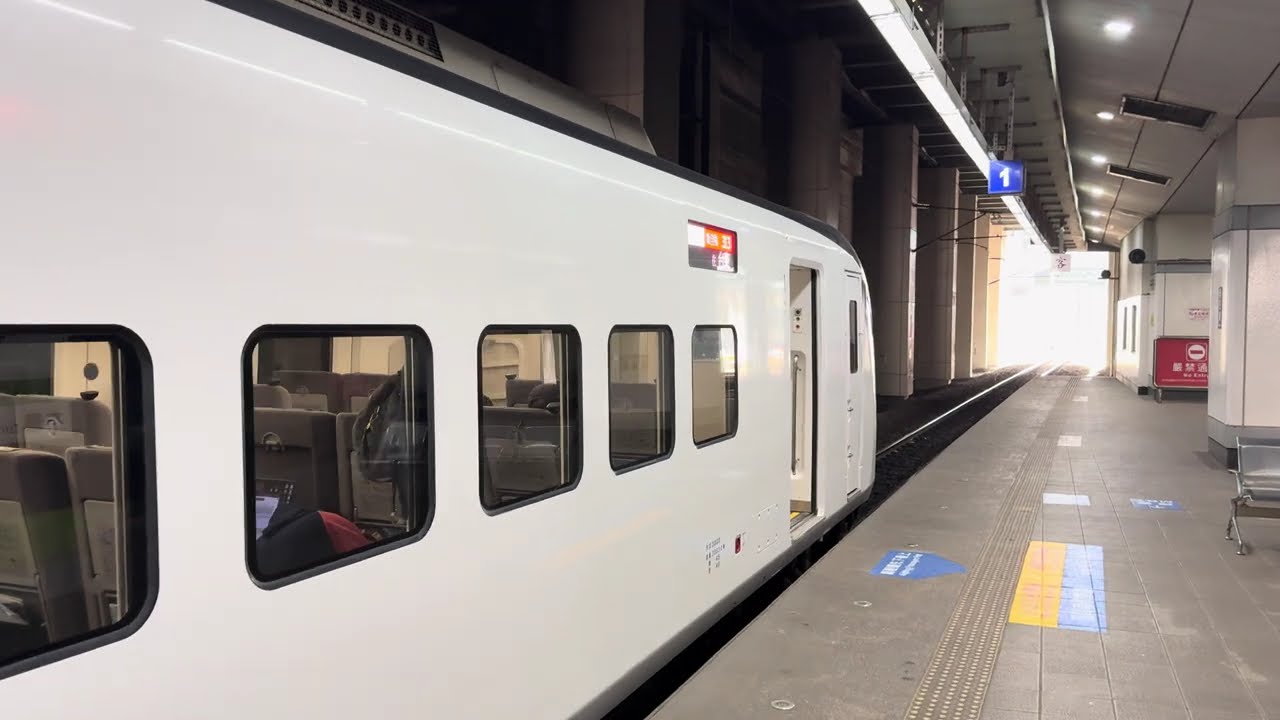 313次自強號(綠3000)新左營站3B月台開車