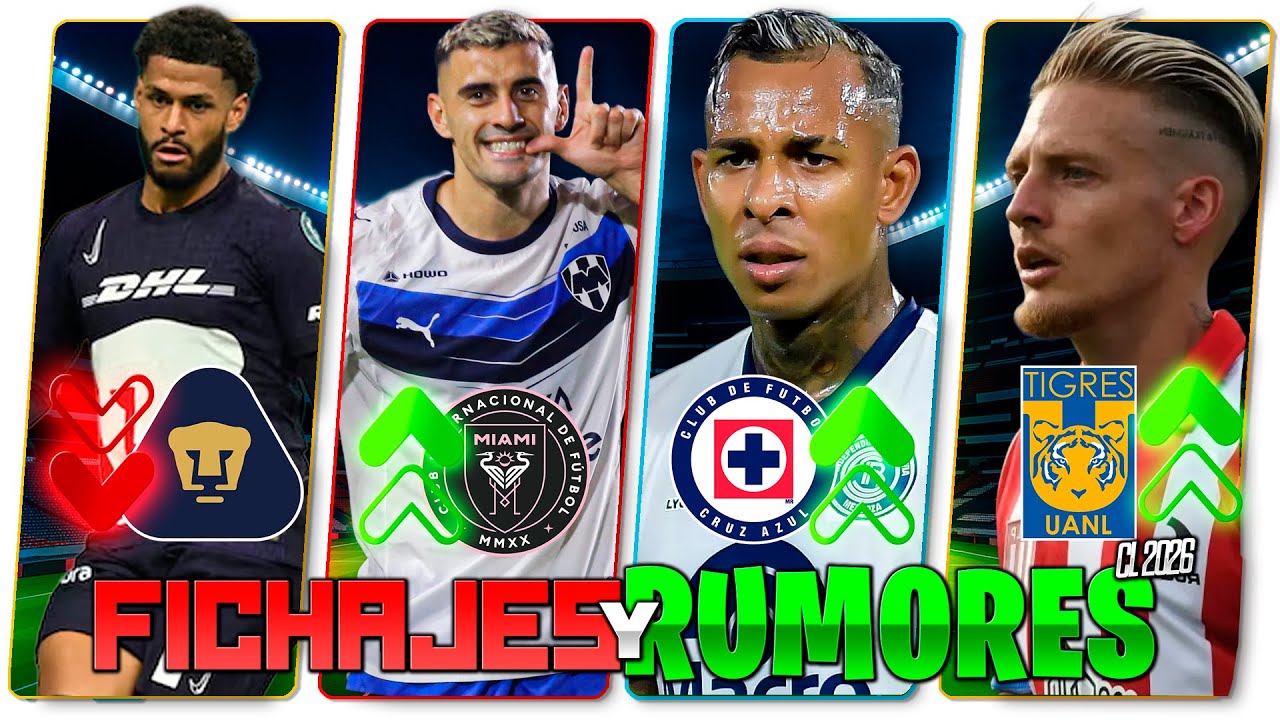 CRUZ AZUL POR FICHAJE B0MBA | CAICEDO DEJA PUMAS | RUMORES Y FICHAJES CLAUSURA 2026 | LIGA MX