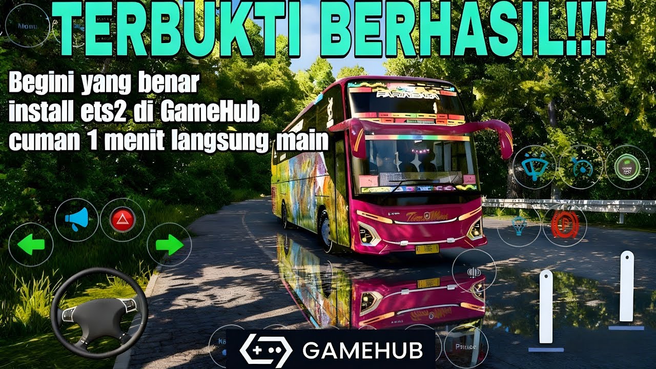 cara install ets2 android di Emulator GameHub yang benar