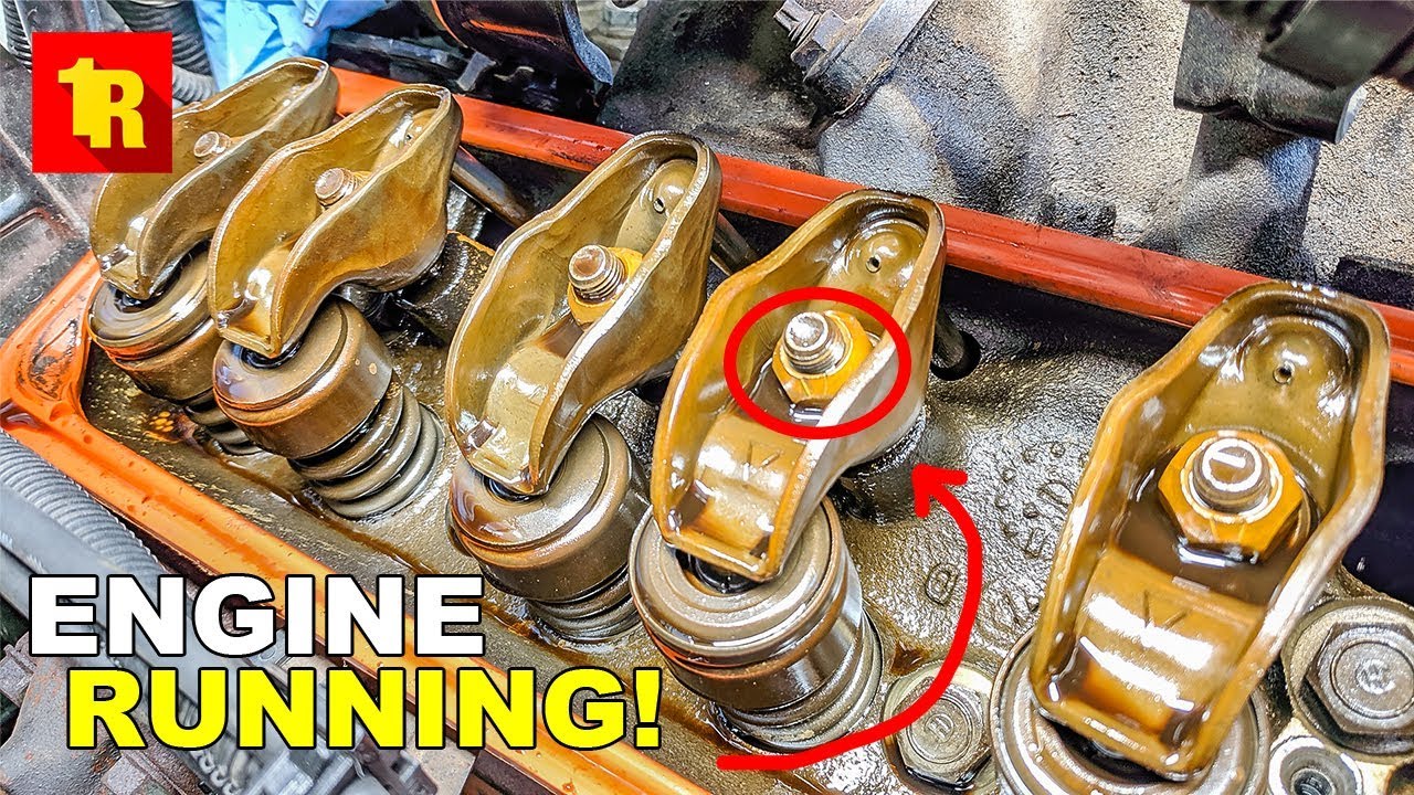 Valve Adjustment With Engine RUNNING! - 1995 Chevy GMC TBI