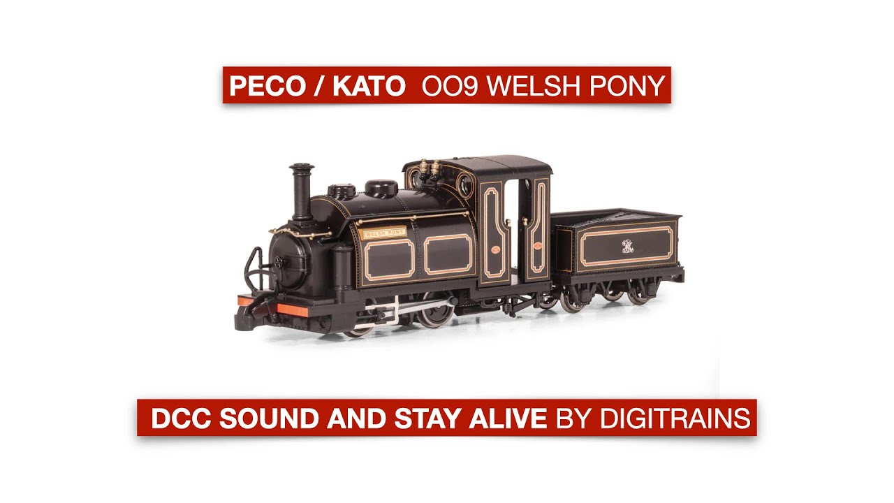 KATO/PECO Welsh Pony DCC Sound and Stay Alive By Digitrains