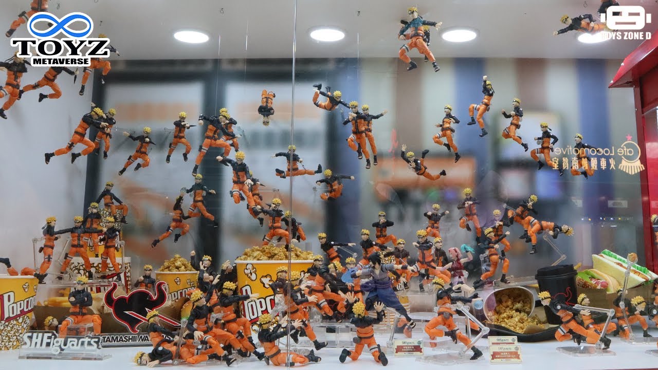 100 pc Naruto Uzumaki Action Figure! @TAMASHII NATIONS Langham Place NARUTO