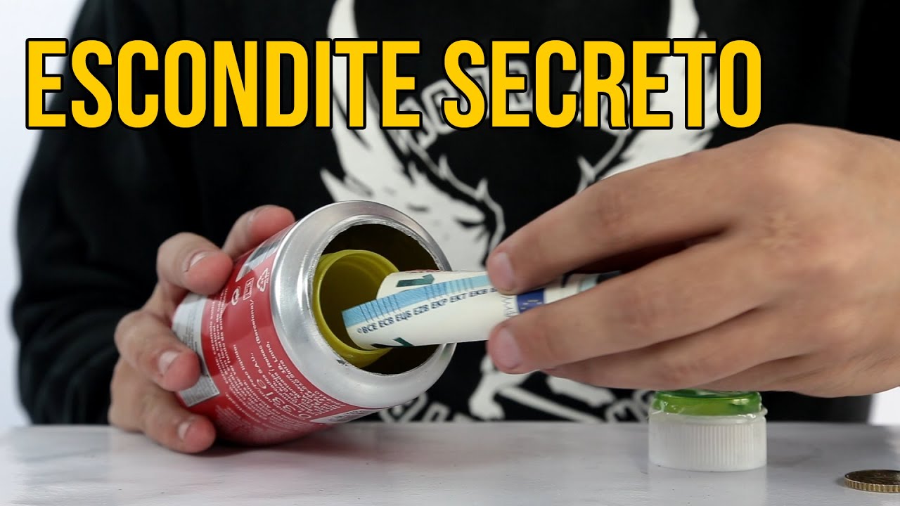 Cómo hacer un escondite secreto con una lata