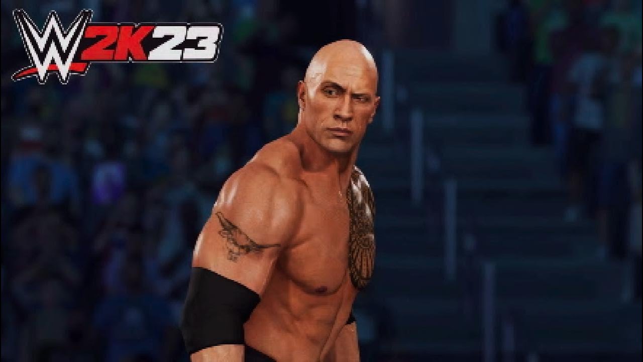 The Rock VS Brock Lesnar - WWE 2K23 PS5 Gameplay!!!!!