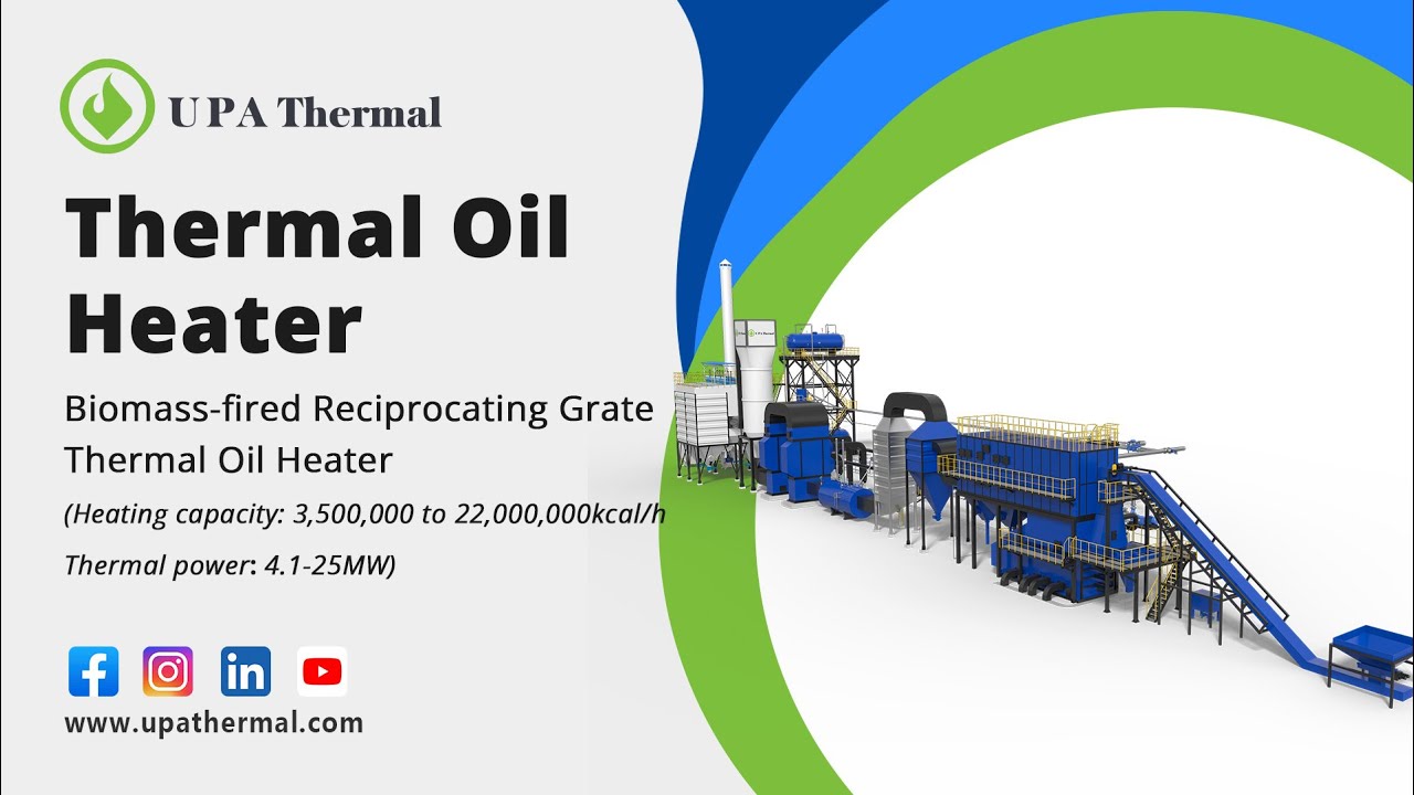 Biomass-fired Reciprocating Grate Thermal Oil Heater