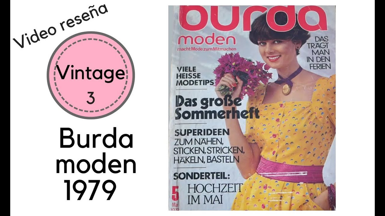 Reseña revista BURDA MODEN de 1979 (3) || Revista de Patrones