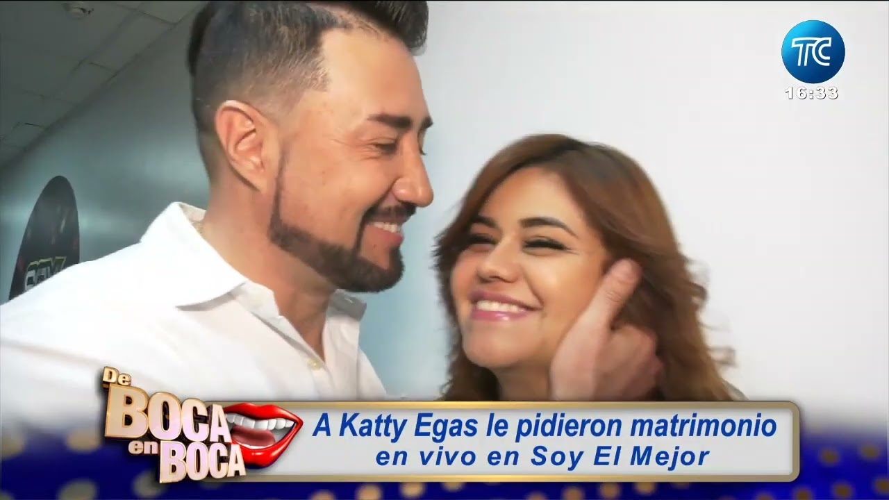 A Katty Egas le pidieron matrimonio en vivo en Soy el Mejor