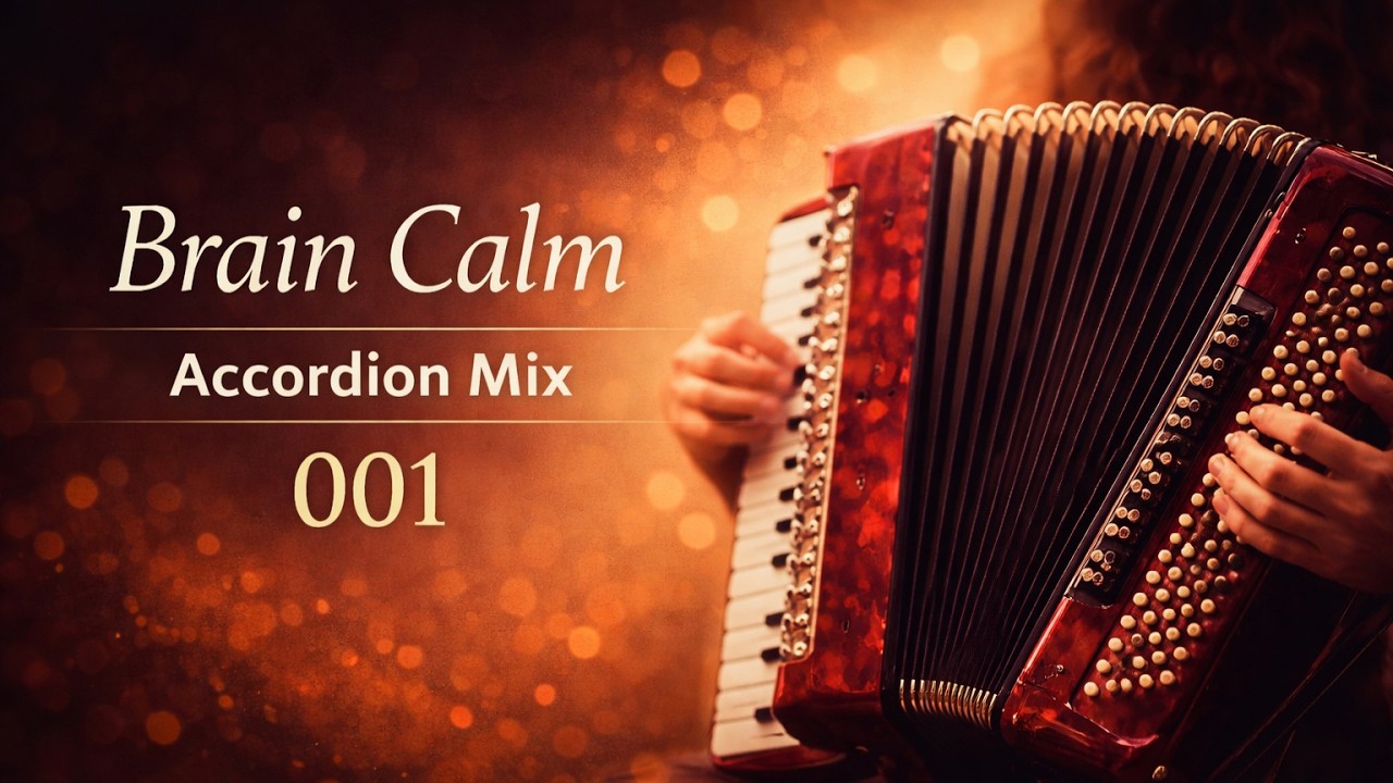 Brain Calm • Accordion Mix 001 • 60 minutes of relaxing downtempo music therapy