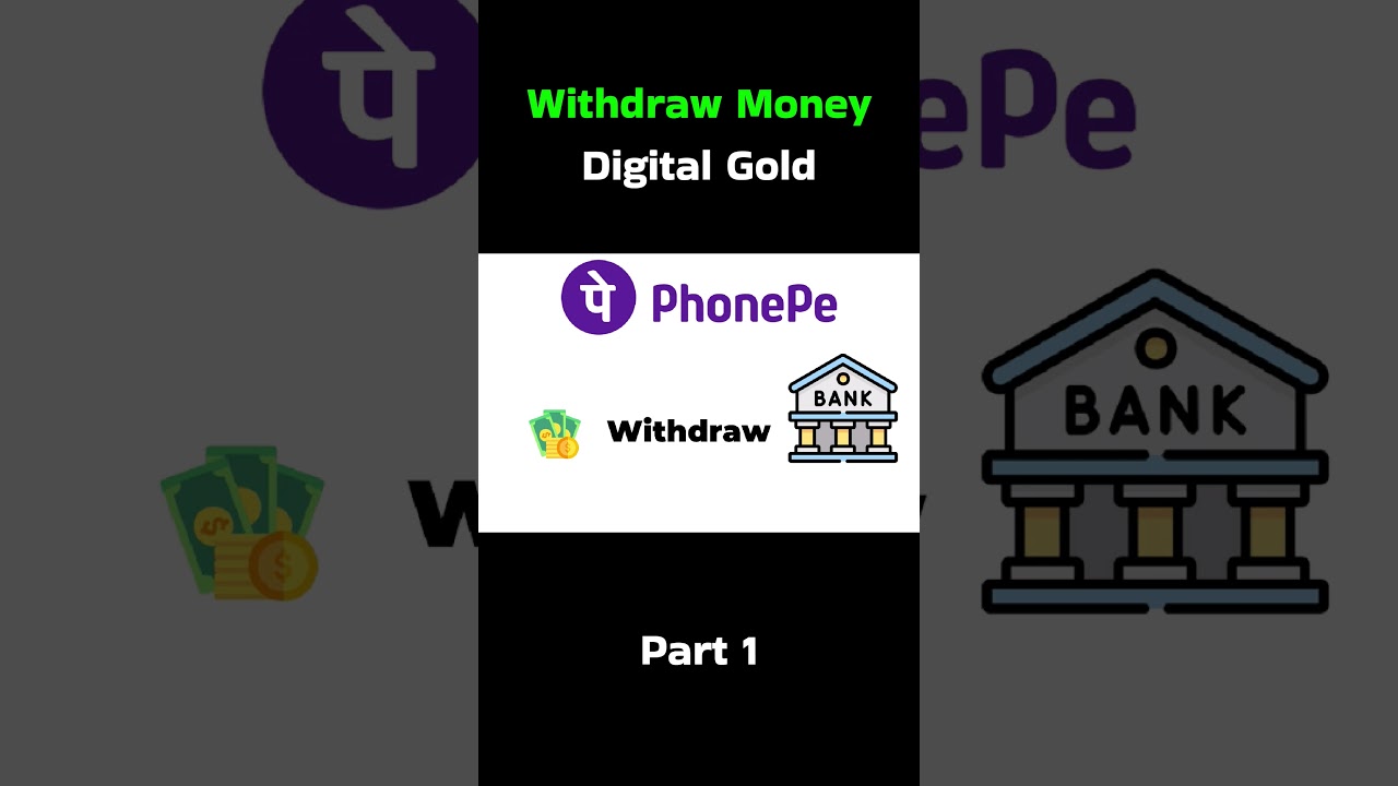 Withdraw money from digital Gold PhonePe #digitalgold #phonepe