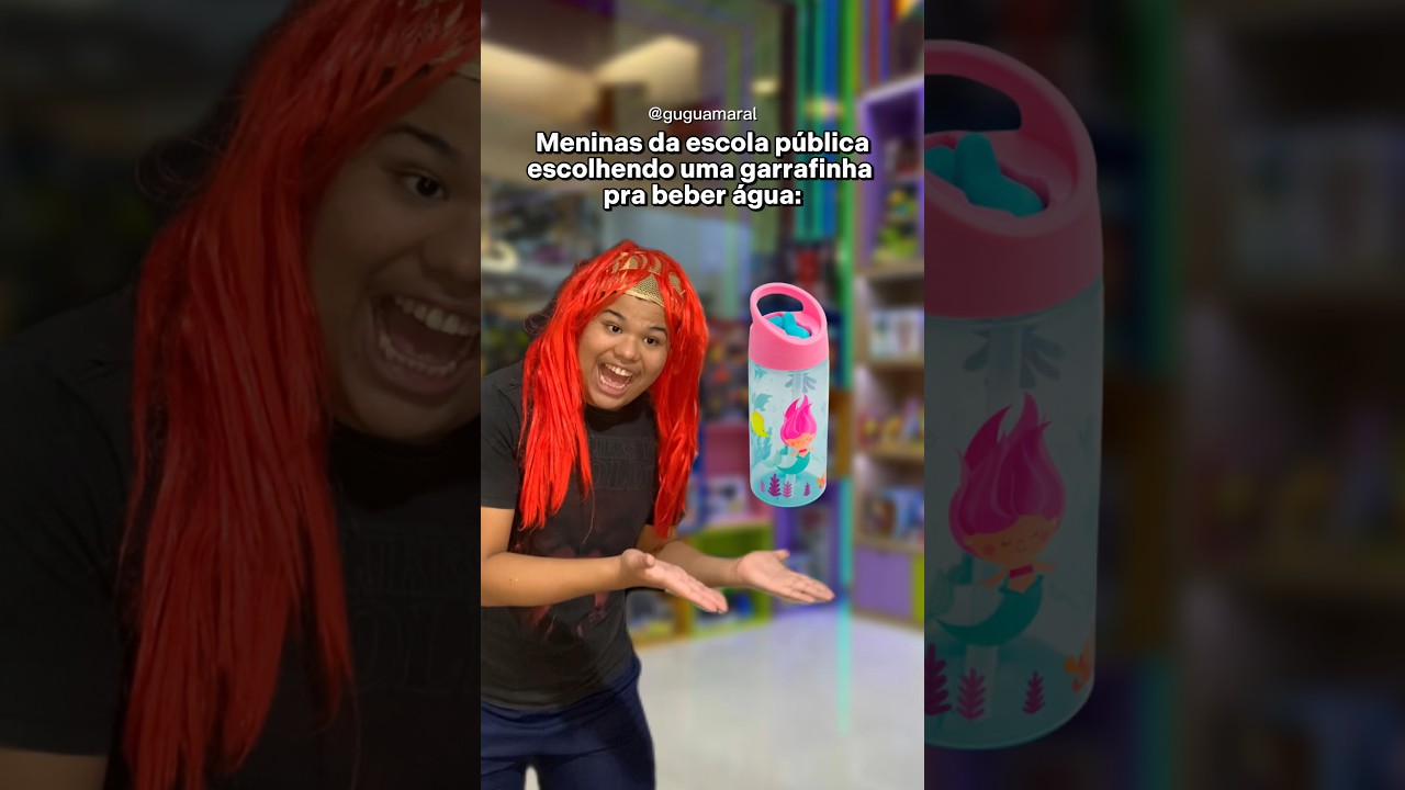 Meninas escolhendo garrafinha - Gugu Amaral #shorts