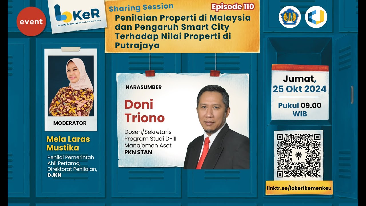 LOKeR 110: Penilaian Properti di Malaysia dan Pengaruh Smart City thd Nilai Properti di Putrajaya