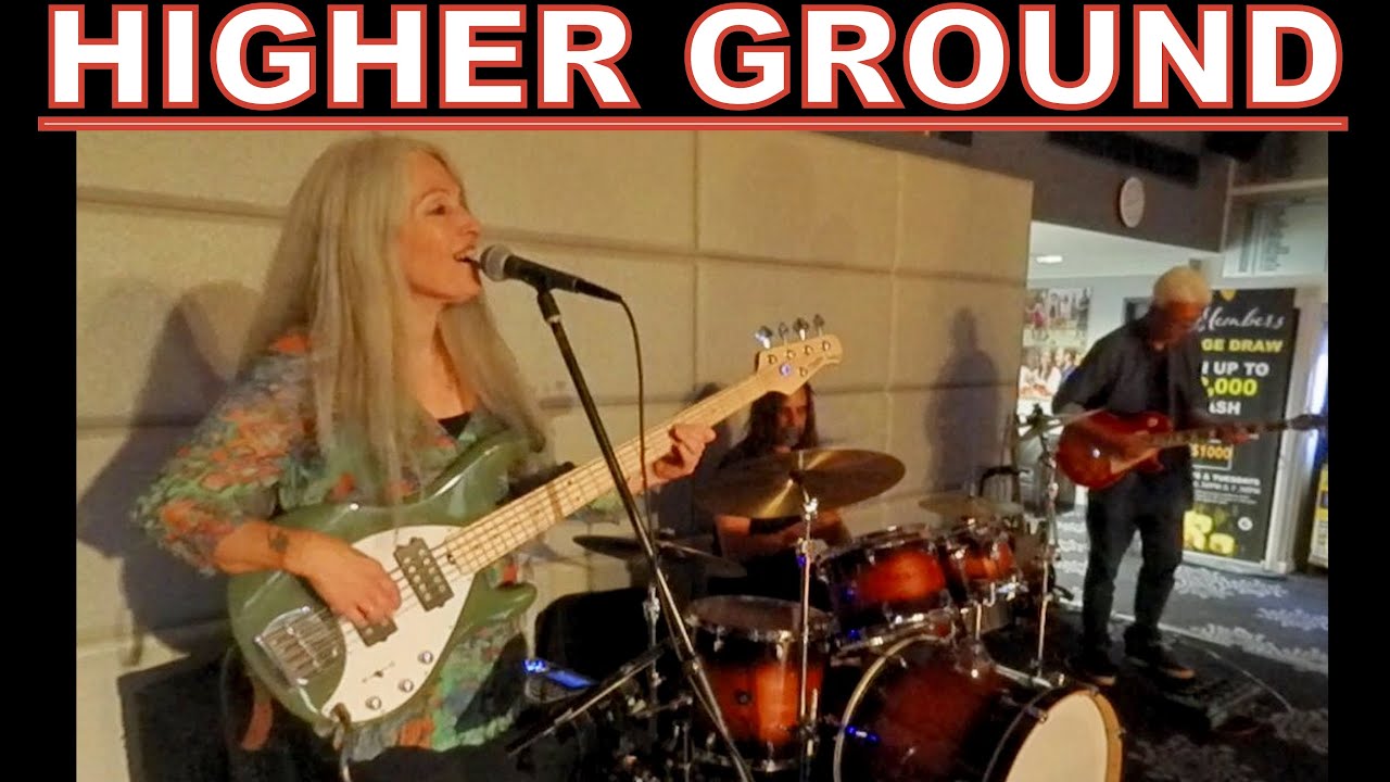 👆😎👆 H I G H E R ~ G R O U N D - STEVIE WONDER 👆😎👆Rebecca Johnson Band - ZOOM Q2N