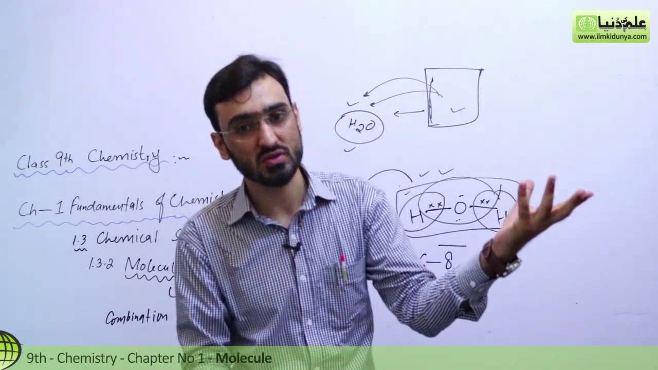 Matric part 1 Chemistry, Types of Molecules - Che Ch 1 Fundamentals of Chemistry - 9th Chemistry