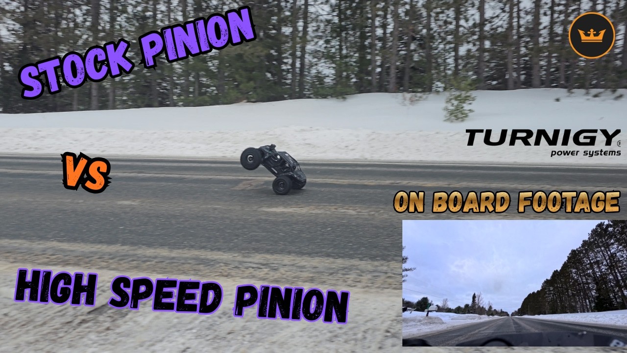 Fireteam  stock vs high speed pinion attempt @HobbyKingOfficial #arrma #fireteam #turnigy