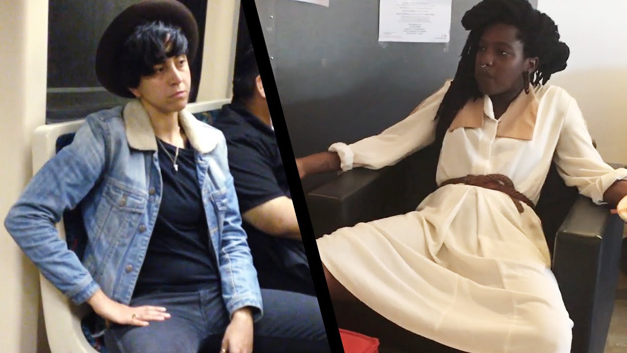Women Try Manspreading For A Week