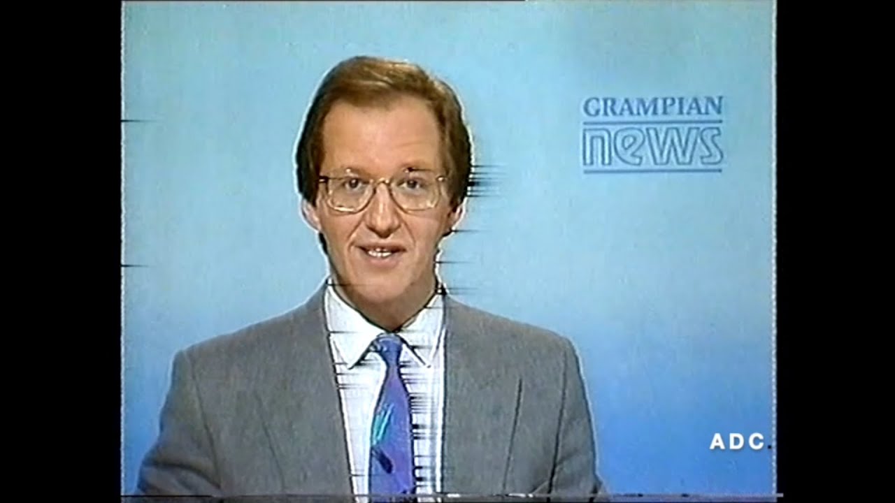 Grampian TV adverts News John Jason in-vision, trailer & closedown 26th January 1988 2 of 2